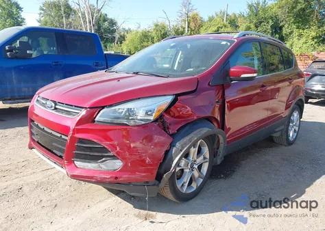 2014 Ford Escape Titanium from USA, damaged, VIN 1FMCU0JX2EUC28493